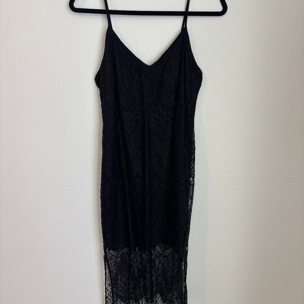 Forever 21 Black Lace Dress Size Small